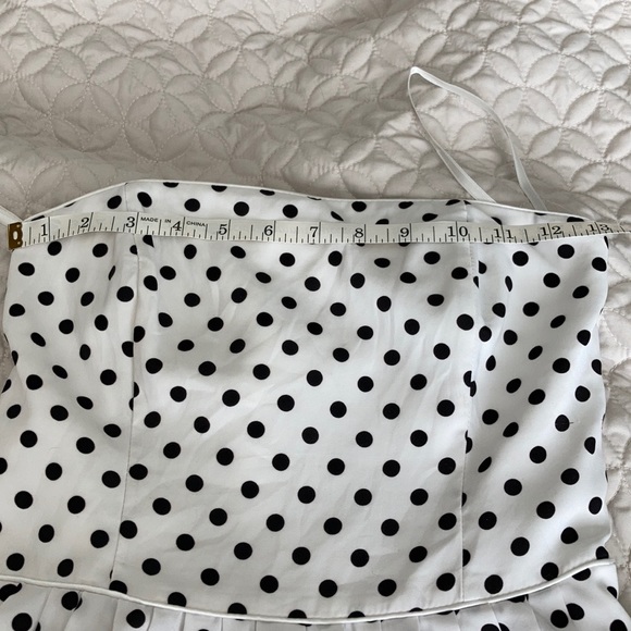 WHBM Convertible Polka Dot High Low Dress - Picture 15 of 15